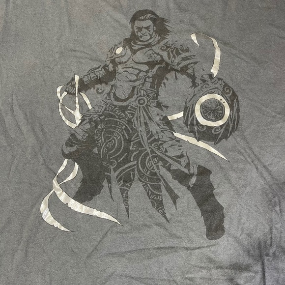 Magic The Gathering T-Shirt Gray Graphic Tee Wizard Of The Coast MTG Large - Picture 1 of 6